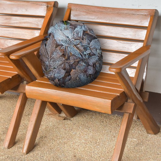 紅葉霜の降りたII ラウンドクッション