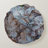 紅葉霜の降りたII ラウンドクッション (裏面)