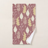 紅葉風呂タオルのセット バスタオルセット (ハンドタオル)