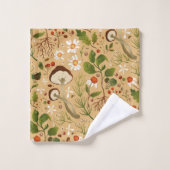 紅葉風呂タオルのセット バスタオルセット (ウォッシュタオル)