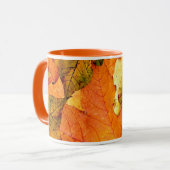 紅葉飾の湯飲み用マグカップ。 マグカップ (正面左)