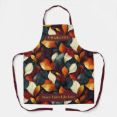 紅葉鮮やかエプロン付名前をカスタムする エプロン (正面)
