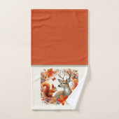 紅葉鹿の季節 バスタオルセット (ハンドタオル)