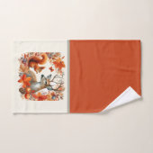 紅葉鹿の季節 バスタオルセット (ハンドタオル)