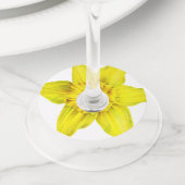 紅葉黄花のワ結婚インガラスラベル ワイングラスタグ (クローズアップ)