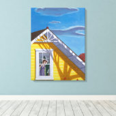 紅葉010 キャンバスプリント (インサイチュ (ウッドフロア))