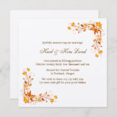 紅葉1結婚号掲示板 招待状 (正面/裏面)