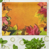 紅葉1 キッチンタオル (折り畳み)