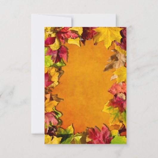 紅葉1 サンキューカード (裏面)