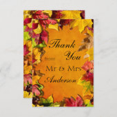 紅葉1 サンキューカード (正面/裏面)