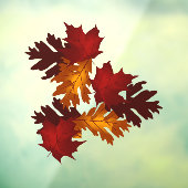 紅葉2ビニール窓の貼り ウィンドウサイン (シート3)