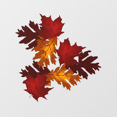 紅葉2ビニール窓の貼り ウィンドウサイン (シート)