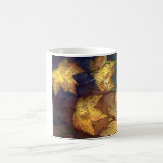紅葉20の自然のデザイン コーヒーマグカップ (中央)
