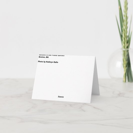 紅葉2 カード (裏面)