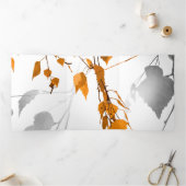 紅葉2 三つ折りクリスマスカード (内部)