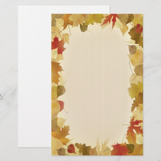 紅葉2 便箋 (正面/裏面)