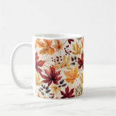 紅葉3 - コーヒーマグカップ (左)