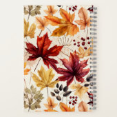 紅葉3 - ノートブック (裏面)