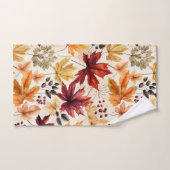 紅葉3 - バスタオルセット (ハンドタオル)