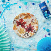 紅葉3 - ペーパープレート (パーティー)