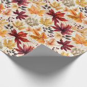 紅葉3 - ラッピングペーパー (角)