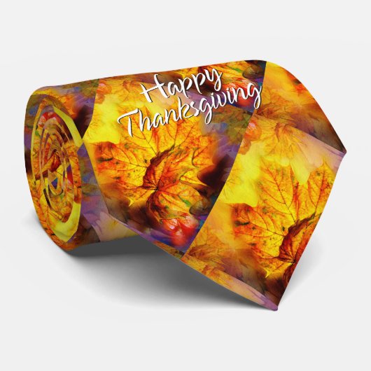 紅葉4タイ ネクタイ (ロール)