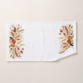 紅葉、かぼちゃと鳥 バスタオルセット (ハンドタオル)