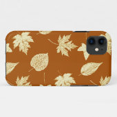紅葉 – さび茶色とクリーム Case-Mate iPhoneケース (裏面(横))
