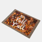 紅葉"それはです秋" ドアマット (アングル)