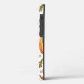 紅葉、どんぐり:水彩模様。 Case-Mate iPhoneケース (裏面 / 左)