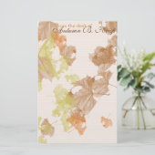 "紅葉"の文房具 便箋 (スタンド正面)