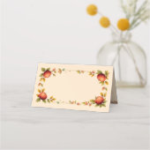 紅葉&りんごフレンドリディナーテーブル プレイスカード (正面)