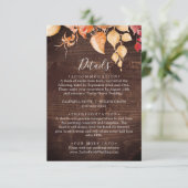 紅葉 |ウッド素朴詳細エンクロージャカード エンクロージャーカード (スタンド正面)