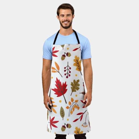 紅葉 エプロン (着用した状態)