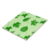 紅葉 – エメラルドとライムグリーン タイル (側面)