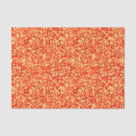 紅葉、オレンジおよび金ゴールド 薄葉紙 (正面)
