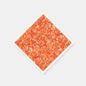 紅葉、オレンジ、金ゴールド スタンダードカクテルナプキン (角)