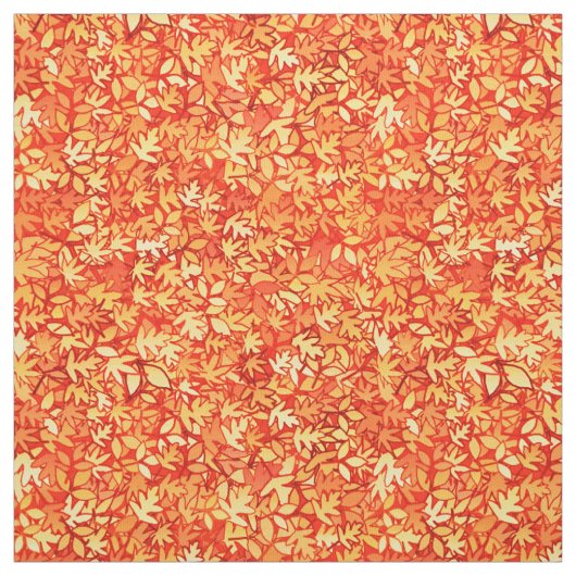 紅葉、オレンジ、金ゴールド ファブリック (見本)