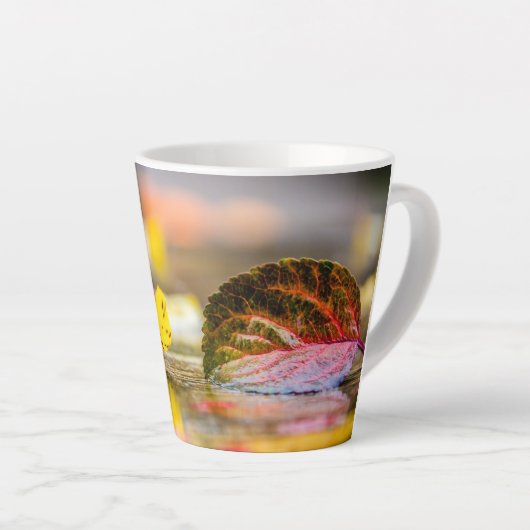 紅葉 カフェラテマグ (右アングル)