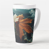 紅葉 カフェラテマグ (右アングル)