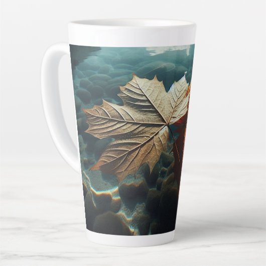 紅葉 カフェラテマグ (左アングル)