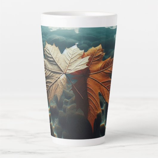 紅葉 カフェラテマグ (正面)