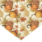 紅葉、カボチャとブドウ ショートテーブルランナー (コーナー)