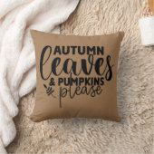 紅葉&カボチャ クッション (ブランケット)