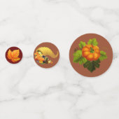 紅葉、カボチャ&フルーツ感謝祭 コンフェッティ (正面)