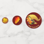 紅葉、カボチャ&フルーツ感謝祭 コンフェッティ (裏面)