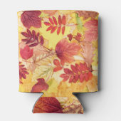 紅葉:カラフルツリーパターン。 缶クーラー (裏面)