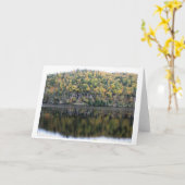 紅葉 カード (黄色い花)