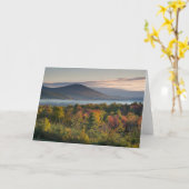 紅葉 カード (黄色い花)