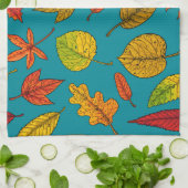 紅葉 キッチンタオル (折り畳み)